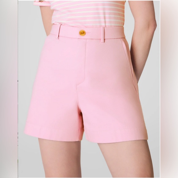 SPANX Supersmooth™ Stretch Twill Shorts 5" Women's Pink XS NWT - Picture 1 of 7